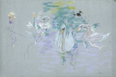 Swans, 1885 by Berthe Morisot